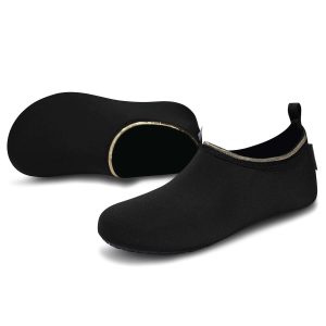 Sporty Water Shoes for Women, Barefoot Quick-Dry Slip-on Aqua Yoga Socks