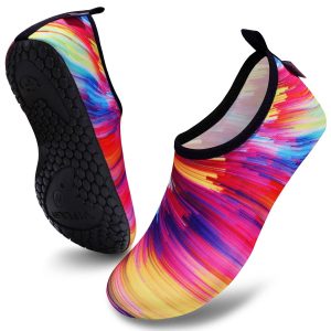 Sporty Water Shoes for Women, Barefoot Quick-Dry Slip-on Aqua Yoga Socks