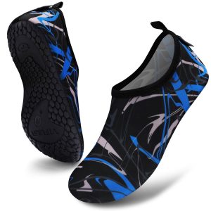 Sporty Water Shoes for Women, Barefoot Quick-Dry Slip-on Aqua Yoga Socks