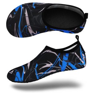 Sporty Water Shoes for Women, Barefoot Quick-Dry Slip-on Aqua Yoga Socks