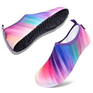 Sporty Water Shoes for Women, Barefoot Quick-Dry Slip-on Aqua Yoga Socks