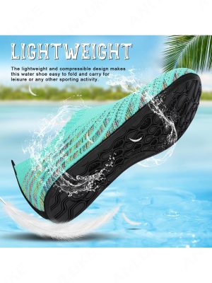 Womens Mens Water Shoes Summer Sports Beach Barefoot Quick-Dry Aqua Socks