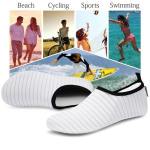 Water Sports Shoes for Men Women, Barefoot Quick-Dry Slip-on Aqua Socks