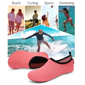 Water Sports Shoes for Men Women, Barefoot Quick-Dry Slip-on Aqua Socks