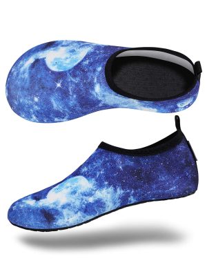 Water Sports Shoes for Men Women, Barefoot Quick-Dry Slip-on Aqua Socks