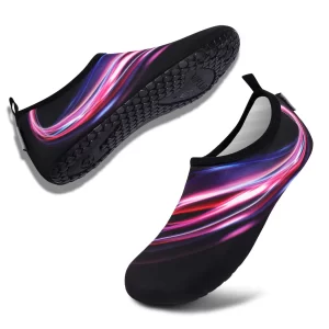 Water Sports Shoes for Men Women, Barefoot Quick-Dry Slip-on Aqua Socks