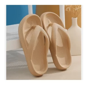 Womens Men Thick Platform Thong Flops Sandals Beach Comfort EVA Slipper Shoes