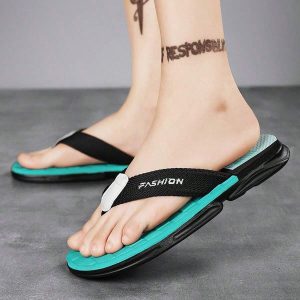 Men’s Summer Casual And Fashionable Simple Flip-Flops With Personality, Soft, Bend-Resistant, Comfortable And Cool, Suitable For Beach Wear