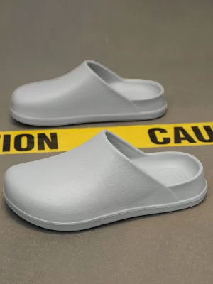 Men’s Sandals, Slip-On Lazy Beach Shoes, Chef’s Shoes, Garden Shoes, Outdoor Casual Shoes, Anti-Slip, Anti-Odor, Anti-Water & Oil, Lightweight, Slip-Resistant, Ideal For Summer Beach, Water Sports, Fishing, Couples, Kitchen Work, Etc.