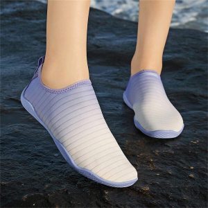 Women Lightweight Beach Shoes, Anti-Slip Quick-Dry Water Shoes For Beach, Swimming, Snorkeling And Stream Trekking